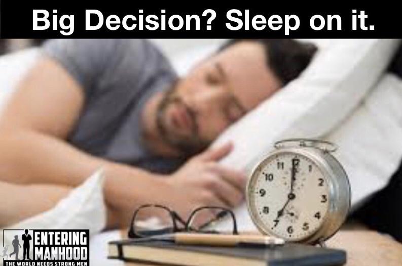 Why Sleeping On It Helps You Make Better Decisions