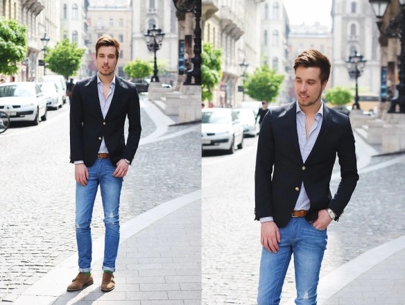 look more masculine with a good fit
