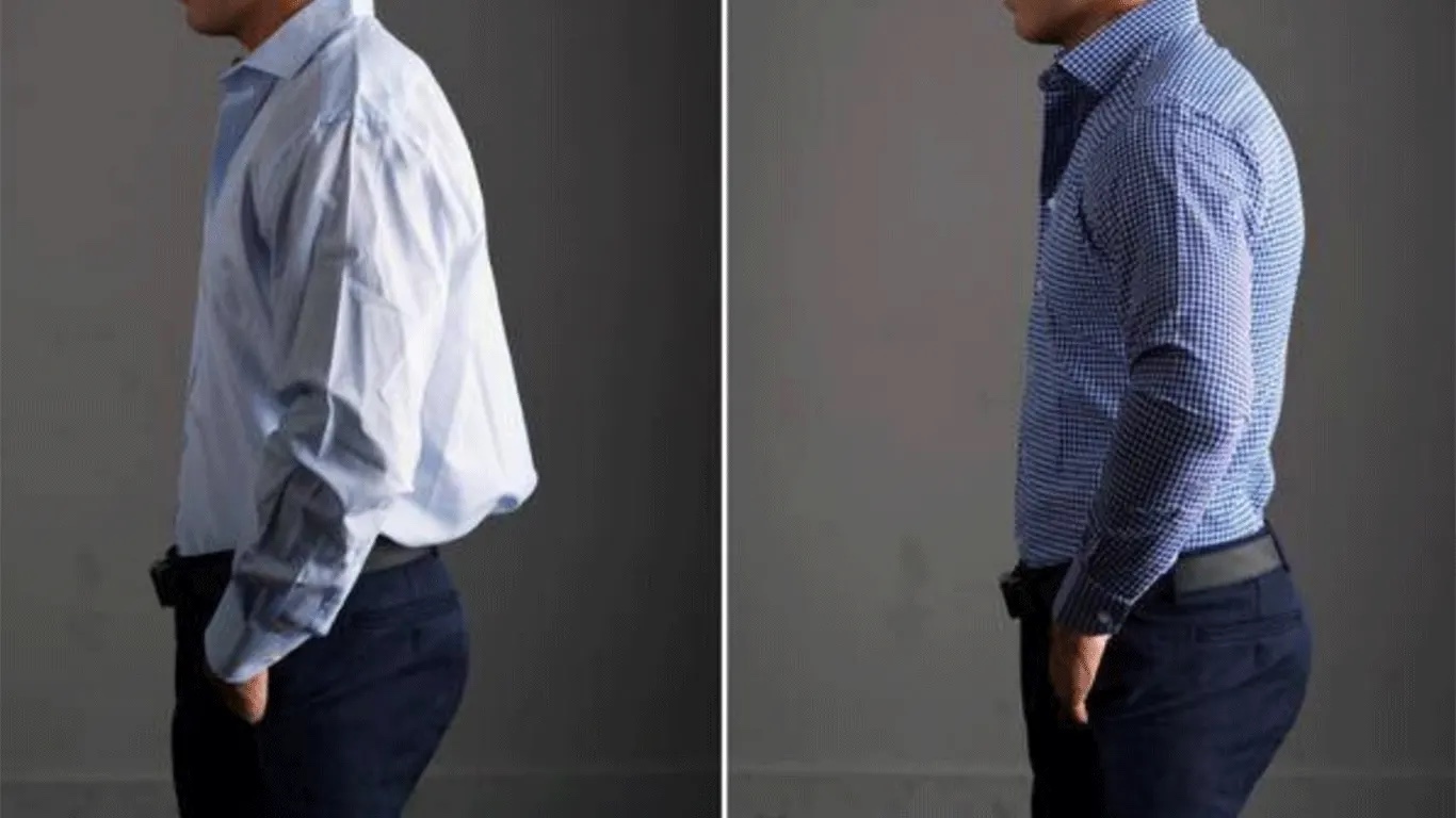 look more masculine fitted