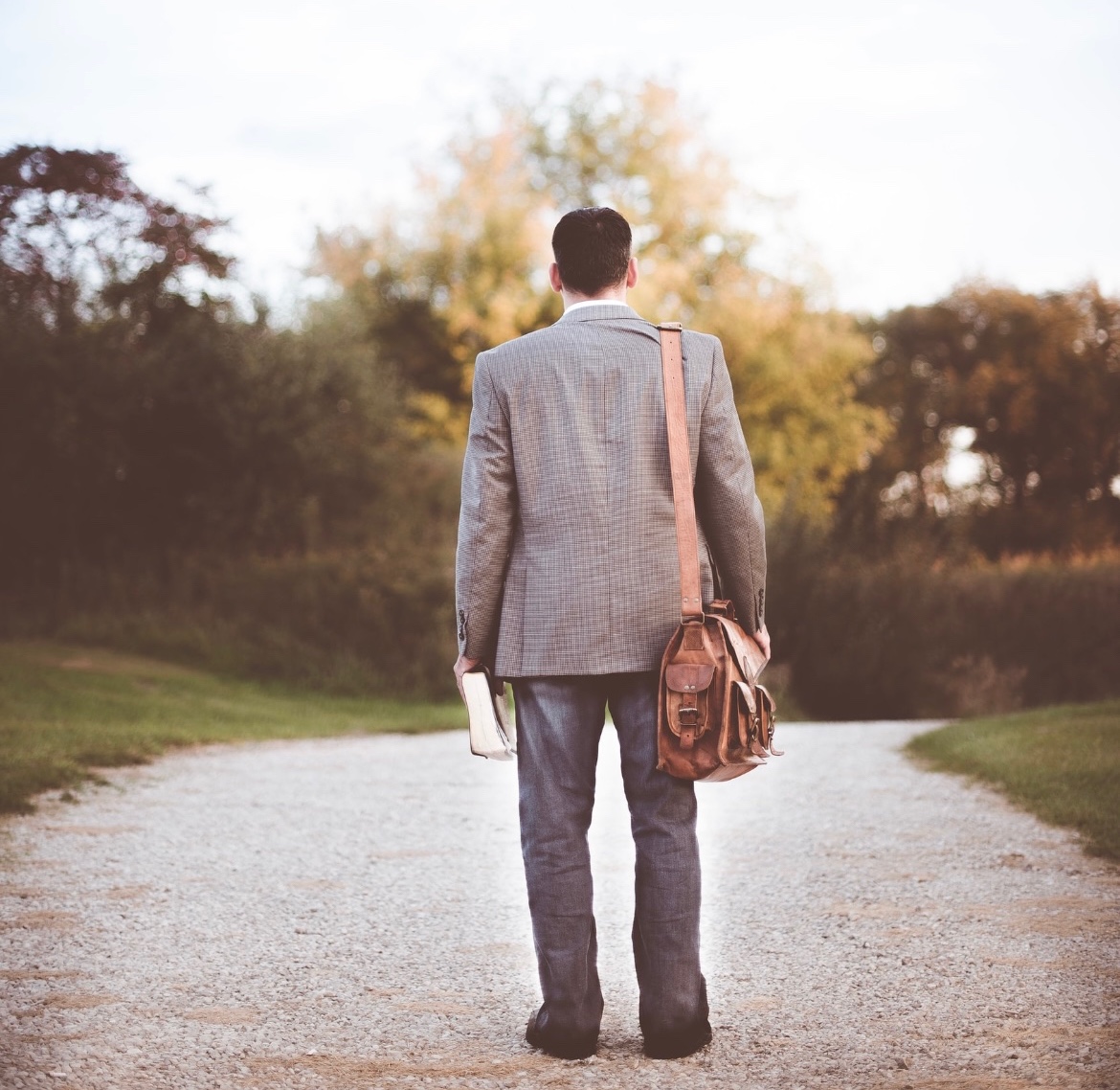 walking away