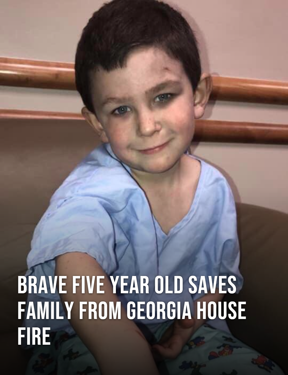 Brave Five Year Old Saves Family From Georgia House Fire