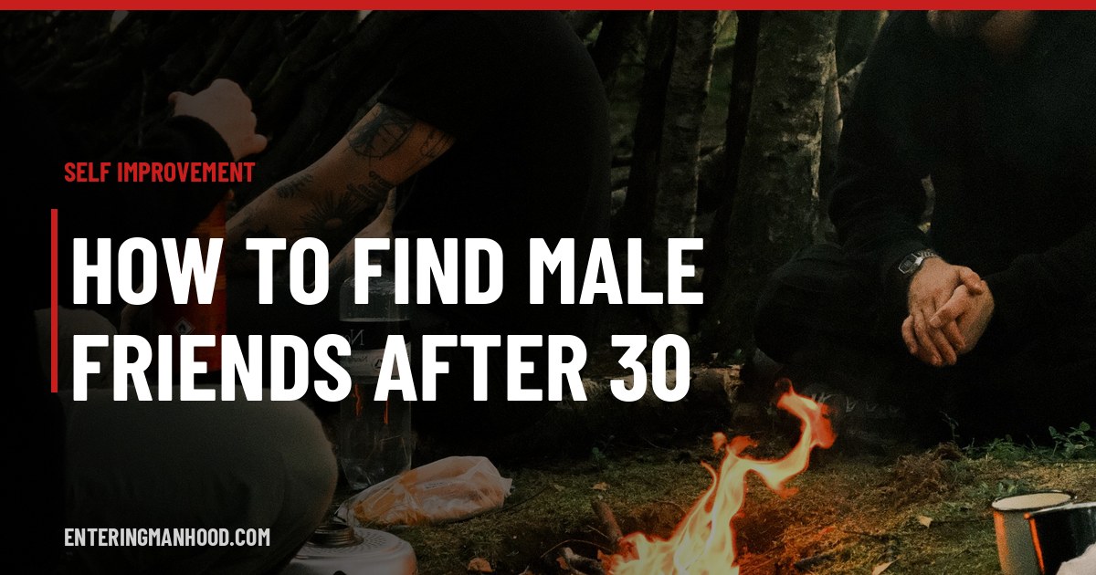How to Find Male Friends After 30